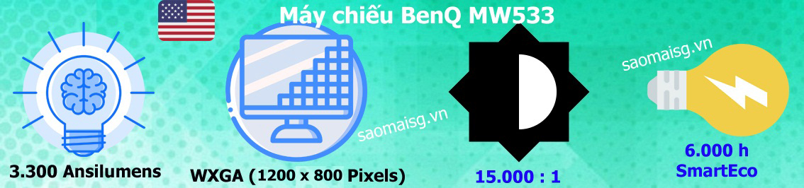 May-chieu-benq-mw533 