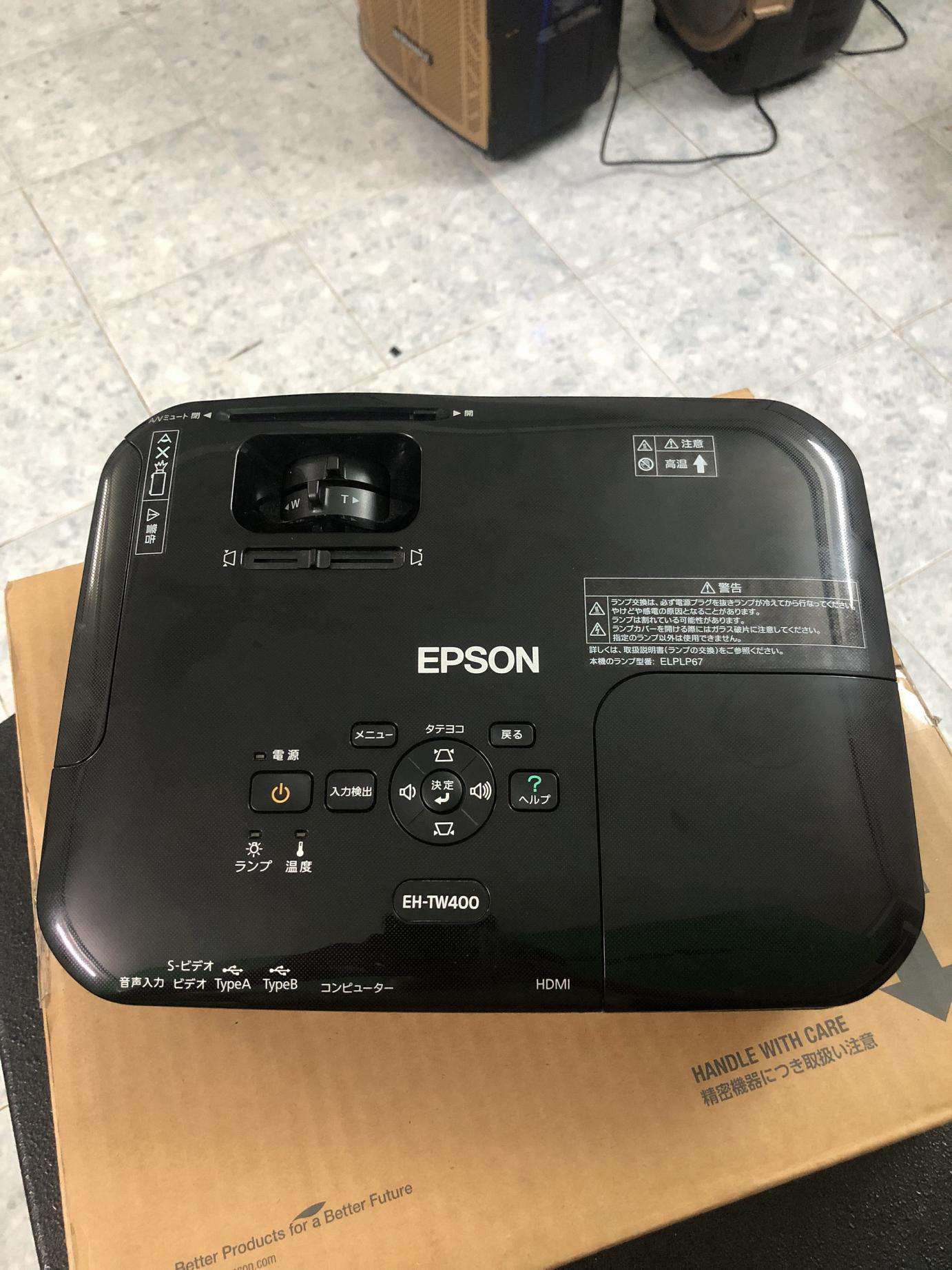 HDMI端子付きEPSON EH-TW400のプロジェクター - プロジェクター