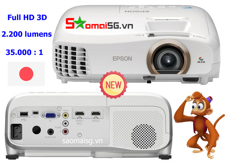 Máy chiếu Epson EH-TW5350 3D fullHD 2200Lumens
